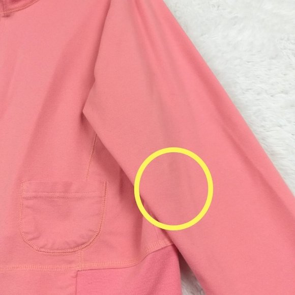 Vintage Weekend‎ Traffic Womens Jacket Sweatshirt Full Zip Pink Mock Neck XL - Picture 9 of 11